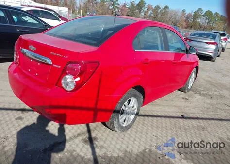 2012 Chevrolet Sonic 1Lt from USA, damaged, VIN 1G1JD5SB7C4113759